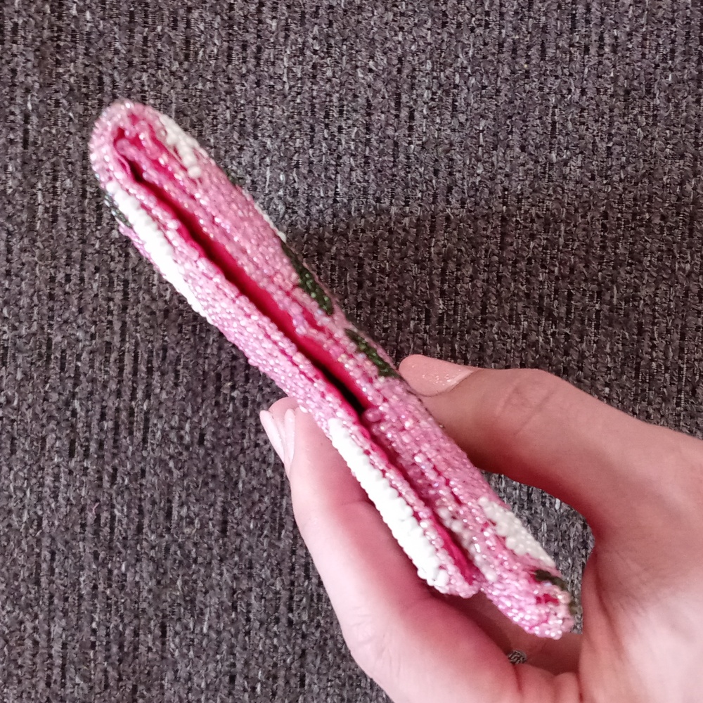 🐚RARE Lilly Pulitzer🐚 - Shell Shocked Glass Beaded Clutch - Picture 7 of 16